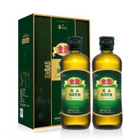 金浩茶油精品油菜籽油 物理压榨750ml*2礼盒