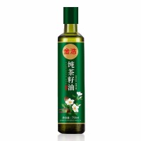 金浩纯正茶油高山茶籽油 植物油750ml/瓶