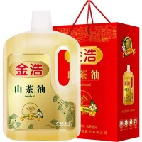 金浩山茶油山茶油菜籽油压榨一级5L/桶