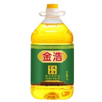 金浩宫廷黄金纯正菜籽油物理压榨一级标准5L/桶