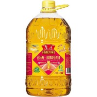 鲁花香飘万家高油酸花生油 铁罐装 5S物理压榨 油酸含量>75%5L/桶