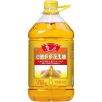 鲁花油酸多多5S纯物理压榨去除黄曲霉素5L/桶