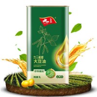 九三鲜榨非转基因 鲜豆 鲜榨 鲜香大豆油5L/桶