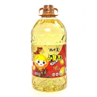 北大荒小黄豆大豆油一级非转基因大豆油5L/桶
