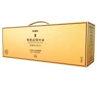 裕道府有机五常大米5kg金色礼盒装
