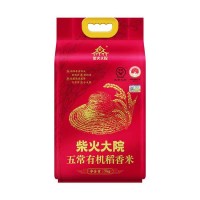 柴火大院五常有机稻香米 五优稻4号5kg/袋