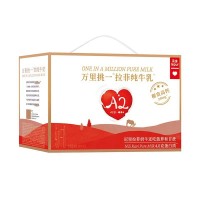 乐纯万里挑一纯牛奶200ml*12