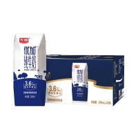 光明优加纯牛奶200ml*24盒钻石装3.6g乳蛋白早餐奶