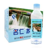 名仁苏打水整箱375ml*24瓶无汽无糖弱碱性饮用水原味无糖苏打水