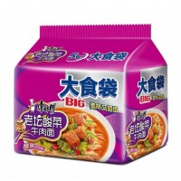 康师傅老谭酸菜牛肉面162g*5袋