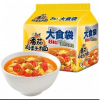 康师傅番茄鸡蛋牛肉面162g*5袋/包
