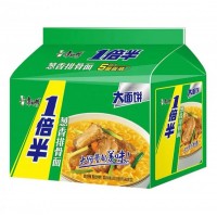 康师傅一倍半葱香排骨面130g*5袋/包