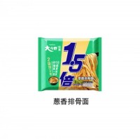 今麦郎大今野1.5倍葱香排骨面132g*24袋/箱