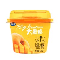 完达山大果粒发酵乳 黄桃芒果味 180g 整杯装