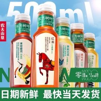 农夫山泉东方树叶500ml茉莉花茶青柑普洱乌龙无糖饮料