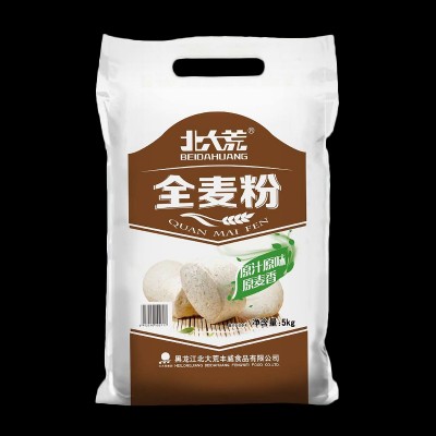 北大荒全麦粉口感细腻麦香四溢5kg/袋图1