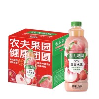 农夫山泉农夫果园30%葡萄苹果蓝莓161.25L纸箱装整箱大瓶饮料