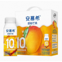 伊利安慕希芒果燕麦风味酸牛奶 200g*10瓶 整箱装（十件起订）