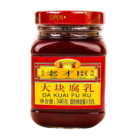 老才臣大块腐乳340g/瓶