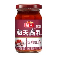海天腐乳红方原味288g/瓶