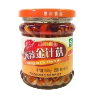惠川香辣金针菇145g/瓶