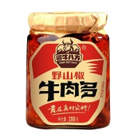 酱牛八方野山椒牛肉多200g/瓶