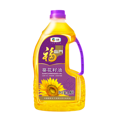 中粮福临门葵花籽油为爱甄选 全家健康 1.8L/桶图1