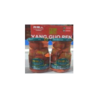 喜盈盈养果人   山楂罐头610g*12图1