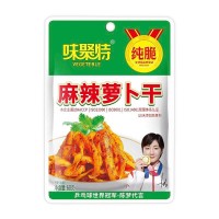 味聚特纯脆麻辣萝卜干60g/袋