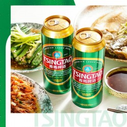 青岛啤酒经典啤酒10度500ml 12罐 24罐装整箱正品批发图3