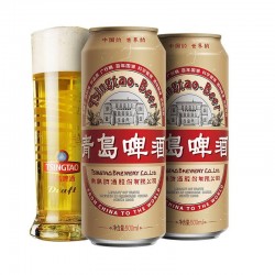 青岛啤酒9.6度国潮500*12罐装整箱复古风百年国潮啤酒(新包装)图2
