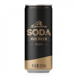 崂山苏打水330ml*24罐装一整箱0脂原味天然矿泉水苏打水健康饮料图4