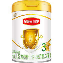 伊利奶粉金领冠育护3段1200g（400g*3）三联装三段幼儿配方 1盒图2