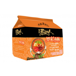 统一汤达人日式豚骨五合一包装 酸酸辣豚骨 罗宋汤 海鲜 韩式辣牛肉汤等五种口味可选/整箱5包（30袋）图5