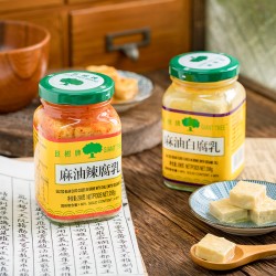 巨树麻油白腐乳298g瓶装早餐配粥即食下饭腌制豆腐乳香辣拌饭图2