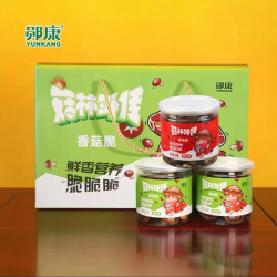 郧康旗舰店香菇脆礼盒65g*6