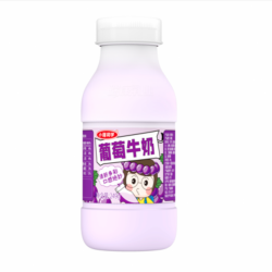 小瑞同学葡萄牛奶 249g*24瓶 整箱装图3