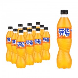 可口可乐芬达橙味汽水500ml*24瓶碳酸饮料果味汽水大瓶装正品包邮图3