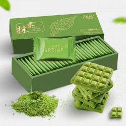 诺梵三口味巧克力薄片组合装（白巧克力味+抹茶味+草莓味）110g*3盒图3