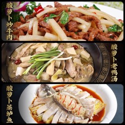 老坛子老母水泡萝卜 400g*3袋(十件起订）图3