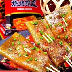 重庆起泡豆干牛皮豆腐干烧烤苕皮豆干气泡专用套餐商用四川即食图5