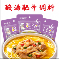 厨师兄酸汤肥牛酱酸辣厨房金汤调味料60g酸菜鱼米线鱼片家用乌鸡米线