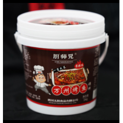 厨师兄重庆万州烤鱼调料正宗香辣藤椒蒜香纸包鱼烤鱼特级商用桶装1kg图7