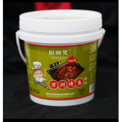 厨师兄重庆万州烤鱼调料正宗香辣藤椒蒜香纸包鱼烤鱼特级商用桶装1kg图8