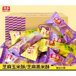 旌晶粗粮玉米酥多口味零食非油炸膨化食品网红小零食批发