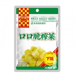 川南口口脆榨菜53g/袋 下饭开味早餐喝粥