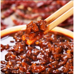 河南土特产天中牛肉酱拌饭开胃一料多用400g/瓶图1