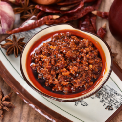 河南土特产天中牛肉酱拌饭开胃一料多用400g/瓶图2