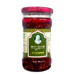 贵州马大姐牛干巴油辣椒220g*1瓶