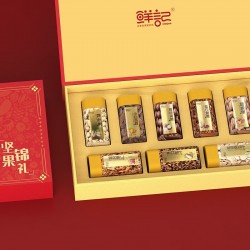 鲜记 坚果锦礼1.594kg/盒 坚果炒货礼盒年货节日送礼必备佳品 团购大礼包图4